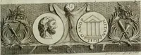 An illustration from Le antiche iscrizioni di Palermo : raccolte, e spiegate sotto gli auspizi dell'eccellentissimo Senato palermitano, grande di Spagna di prima classe (1762)