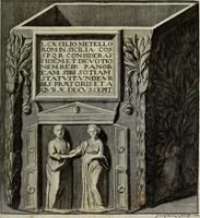 An illustration from Le antiche iscrizioni di Palermo : raccolte, e spiegate sotto gli auspizi dell'eccellentissimo Senato palermitano, grande di Spagna di prima classe (1762)