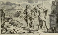 An illustration from Le antiche iscrizioni di Palermo : raccolte, e spiegate sotto gli auspizi dell'eccellentissimo Senato palermitano, grande di Spagna di prima classe (1762)