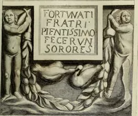 An illustration from Le antiche iscrizioni di Palermo : raccolte, e spiegate sotto gli auspizi dell'eccellentissimo Senato palermitano, grande di Spagna di prima classe (1762)