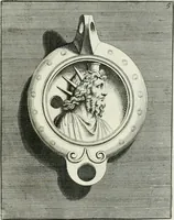 Picture 42 of 113 from Le antiche lucerne sepolcrali figurate : raccolte dalle caue sotterranee e grotte di Roma, nelle quali si contengono molte erudite memorie (1691), leaf 116
