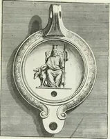 Picture 43 of 113 from Le antiche lucerne sepolcrali figurate : raccolte dalle caue sotterranee e grotte di Roma, nelle quali si contengono molte erudite memorie (1691), leaf 118