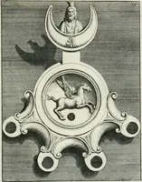Picture 52 of 113 from Le antiche lucerne sepolcrali figurate : raccolte dalle caue sotterranee e grotte di Roma, nelle quali si contengono molte erudite memorie (1691), leaf 138