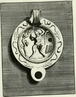 Picture 58 of 113 from Le antiche lucerne sepolcrali figurate : raccolte dalle caue sotterranee e grotte di Roma, nelle quali si contengono molte erudite memorie (1691), leaf 150