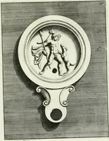 Picture 60 of 113 from Le antiche lucerne sepolcrali figurate : raccolte dalle caue sotterranee e grotte di Roma, nelle quali si contengono molte erudite memorie (1691), leaf 154