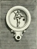 Picture 62 of 113 from Le antiche lucerne sepolcrali figurate : raccolte dalle caue sotterranee e grotte di Roma, nelle quali si contengono molte erudite memorie (1691), leaf 158