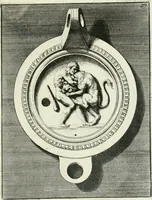 Picture 65 of 113 from Le antiche lucerne sepolcrali figurate : raccolte dalle caue sotterranee e grotte di Roma, nelle quali si contengono molte erudite memorie (1691), leaf 164