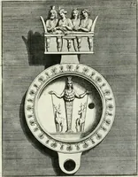 Picture 70 of 113 from Le antiche lucerne sepolcrali figurate : raccolte dalle caue sotterranee e grotte di Roma, nelle quali si contengono molte erudite memorie (1691), leaf 174