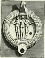 Picture 78 of 113 from Le antiche lucerne sepolcrali figurate : raccolte dalle caue sotterranee e grotte di Roma, nelle quali si contengono molte erudite memorie (1691), leaf 190