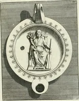 Picture 82 of 113 from Le antiche lucerne sepolcrali figurate : raccolte dalle caue sotterranee e grotte di Roma, nelle quali si contengono molte erudite memorie (1691), leaf 198