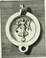 Picture 85 of 113 from Le antiche lucerne sepolcrali figurate : raccolte dalle caue sotterranee e grotte di Roma, nelle quali si contengono molte erudite memorie (1691), leaf 222