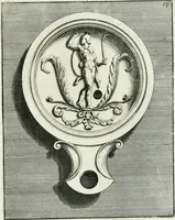 Picture 95 of 113 from Le antiche lucerne sepolcrali figurate : raccolte dalle caue sotterranee e grotte di Roma, nelle quali si contengono molte erudite memorie (1691), leaf 242