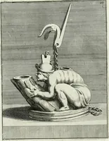 Picture 101 of 113 from Le antiche lucerne sepolcrali figurate : raccolte dalle caue sotterranee e grotte di Roma, nelle quali si contengono molte erudite memorie (1691), leaf 256