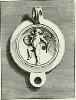 Picture 8 of 113 from Le antiche lucerne sepolcrali figurate : raccolte dalle caue sotterranee e grotte di Roma, nelle quali si contengono molte erudite memorie (1691), leaf 26