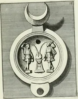 Picture 16 of 113 from Le antiche lucerne sepolcrali figurate : raccolte dalle caue sotterranee e grotte di Roma, nelle quali si contengono molte erudite memorie (1691), leaf 42