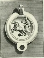 Picture 26 of 113 from Le antiche lucerne sepolcrali figurate : raccolte dalle caue sotterranee e grotte di Roma, nelle quali si contengono molte erudite memorie (1691), leaf 64
