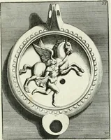 Picture 29 of 113 from Le antiche lucerne sepolcrali figurate : raccolte dalle caue sotterranee e grotte di Roma, nelle quali si contengono molte erudite memorie (1691), leaf 70