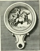 Picture 30 of 113 from Le antiche lucerne sepolcrali figurate : raccolte dalle caue sotterranee e grotte di Roma, nelle quali si contengono molte erudite memorie (1691), leaf 72