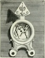 Picture 36 of 113 from Le antiche lucerne sepolcrali figurate : raccolte dalle caue sotterranee e grotte di Roma, nelle quali si contengono molte erudite memorie (1691), leaf 86