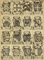 An illustration from Le arme delle famiglie nobili di Siena (1716)