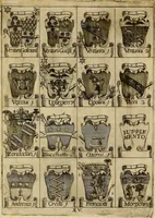 An illustration from Le arme delle famiglie nobili di Siena (1716)