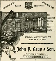 An illustration from Leather for libraries (1905)