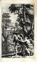 An illustration from Le berger fidelle : traduit de l'italien de Guarini en vers françois (1677)