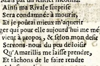 An illustration from Le berger fidelle : traduit de l'italien de Guarini en vers françois (1677)