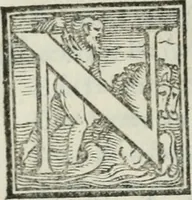 An illustration from Le bizzarre, faconde, et ingeniose rime pescatorie. Nelle quali si contengono sonetti, stäze, capitoli, madrigali, epitafij, disperate, e canzoni. Et il commento di due sonetti del Petrarcha, in antiqua materna lingua (1557)