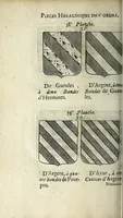 An illustration from Le blason de France, ou, Notes curieuses sur l'edit concernant la police des armoiries (1697)