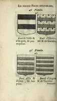 An illustration from Le blason de France, ou, Notes curieuses sur l'edit concernant la police des armoiries (1697)
