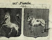 Picture 26 of 46 from Le blason de France, ou, Notes curieuses sur l'edit concernant la police des armoiries (1697), leaf 321