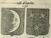 Picture 34 of 46 from Le blason de France, ou, Notes curieuses sur l'edit concernant la police des armoiries (1697), leaf 340