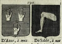 Picture 39 of 46 from Le blason de France, ou, Notes curieuses sur l'edit concernant la police des armoiries (1697), leaf 357