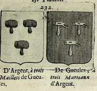 Picture 44 of 46 from Le blason de France, ou, Notes curieuses sur l'edit concernant la police des armoiries (1697), leaf 377