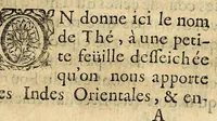 An illustration from Le bon usage du thé, du caffé et du chocolat pour la preservation & pour la guerison des maladies. (1687)