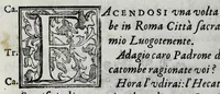 An illustration from Le bravvre del Capitano Spauento : divise in molti ragionamenti in forma di dialogo (1607)