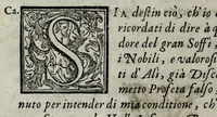 An illustration from Le bravvre del Capitano Spauento : divise in molti ragionamenti in forma di dialogo (1607)