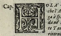 An illustration from Le bravvre del capitano Spauento : divise in molti ragionamenti in forma di dialogo (1615)