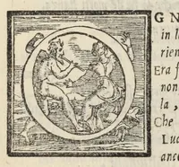 An illustration from Le cento novelle da messer Vincenzo Brugiantino, dette in ottava rima (1554)