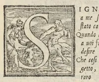 An illustration from Le cento novelle da messer Vincenzo Brugiantino, dette in ottava rima (1554)