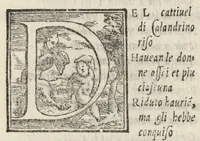 An illustration from Le cento novelle da messer Vincenzo Brugiantino, dette in ottava rima (1554)