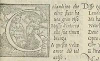 An illustration from Le cento novelle da messer Vincenzo Brugiantino, dette in ottava rima (1554)