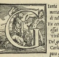 An illustration from Le cento novelle da messer Vincenzo Brugiantino, dette in ottava rima (1554)