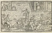 An illustration from Le cento novelle da messer Vincenzo Brugiantino, dette in ottava rima (1554)