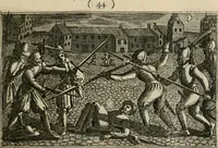 An illustration from Le Centre de l'amour : decouvert soubs divers emblesmes galans et facetieux (1680)