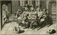 An illustration from Le Centre de l'amour : decouvert soubs divers emblesmes galans et facetieux (1680)