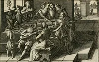 An illustration from Le Centre de l'amour : decouvert soubs divers emblesmes galans et facetieux (1680)