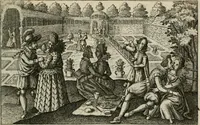 An illustration from Le Centre de l'amour : decouvert soubs divers emblesmes galans et facetieux (1680)