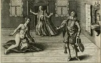 An illustration from Le Centre de l'amour : decouvert soubs divers emblesmes galans et facetieux (1680)